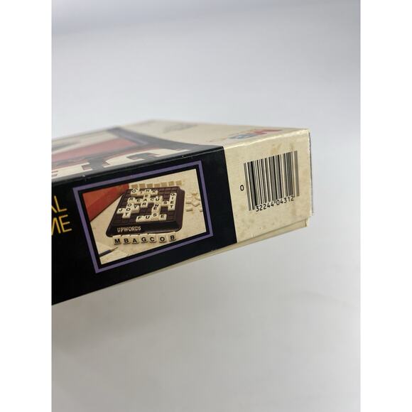 Milton Bradley Upwords A 3-Dimensional Word Game 1983 Vintage In Box Directions - Picture 8 of 11